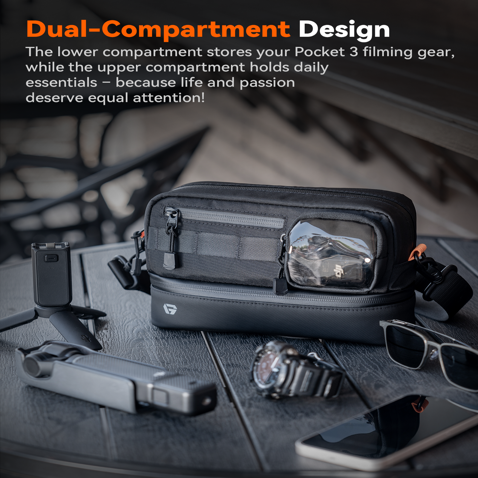 GESTAC Pocket 3 Secure Dock Storage Case