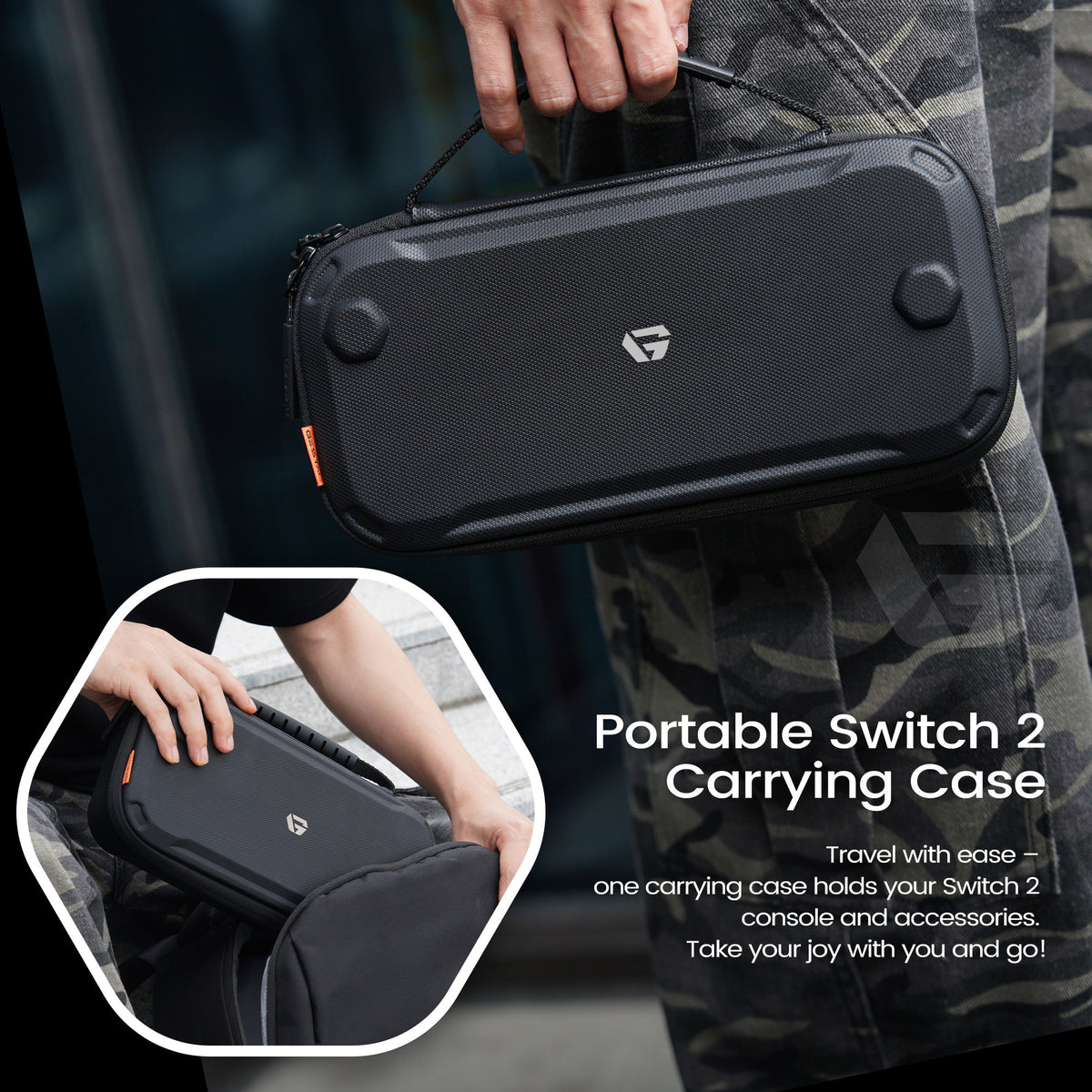 GESTAC Large-Capacity Carrying Case