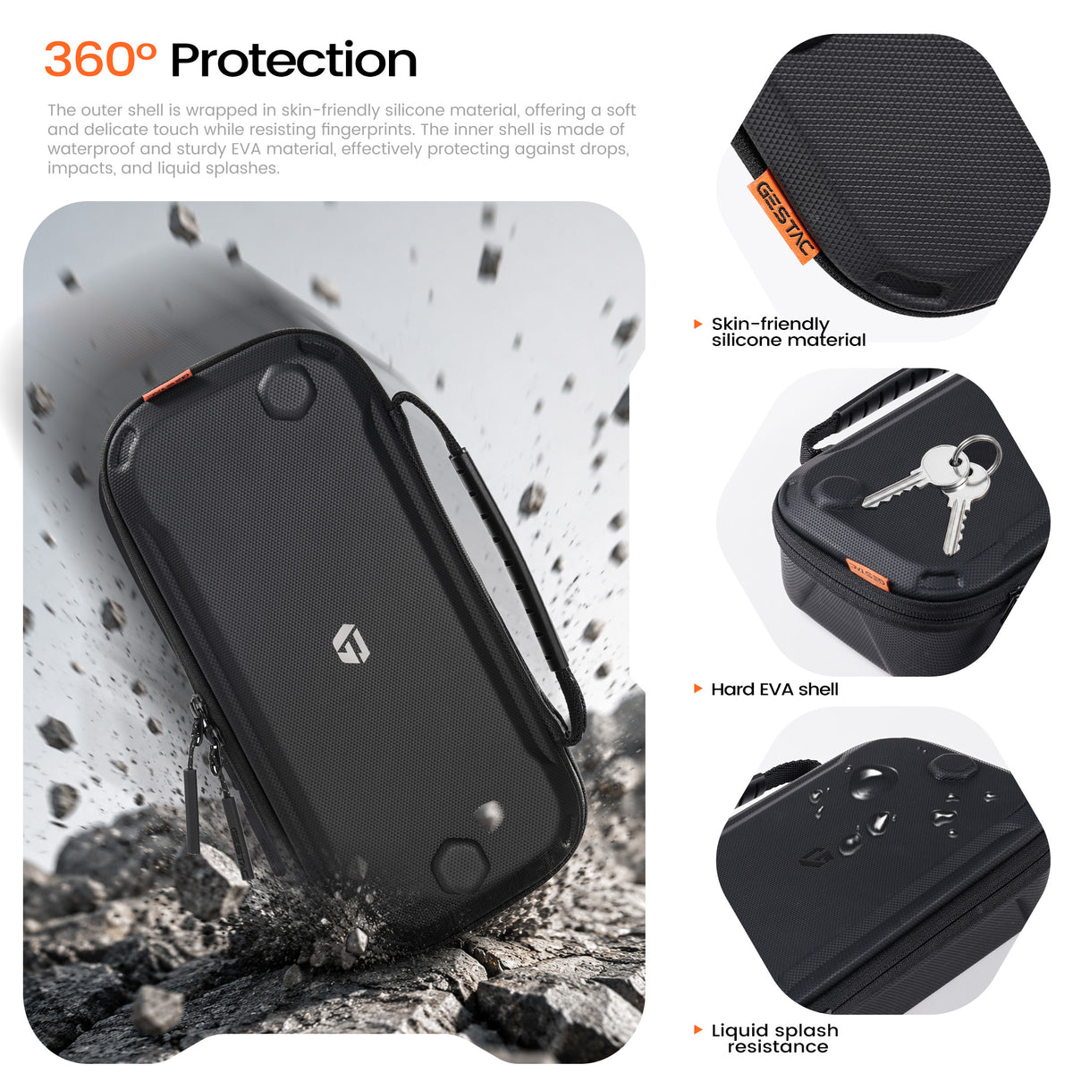 GESTAC Large-Capacity Carrying Case