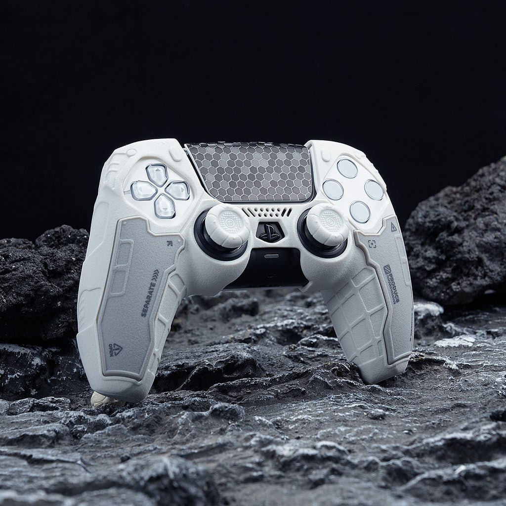 GESTAC PS5 Tactical Vanguard Controller Cover – Dawn White