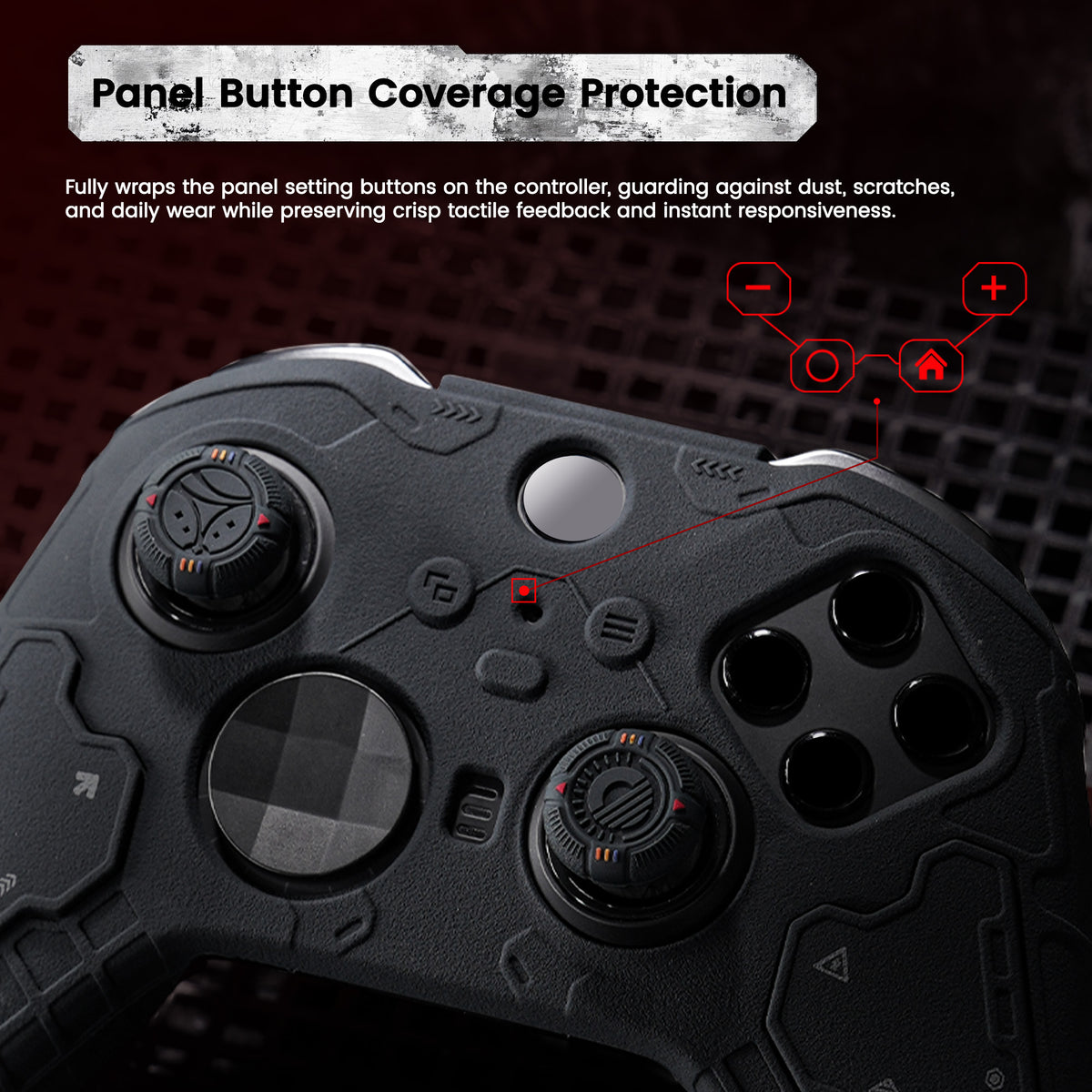 GESTAC Silicone Protective Case & Thumb Grips