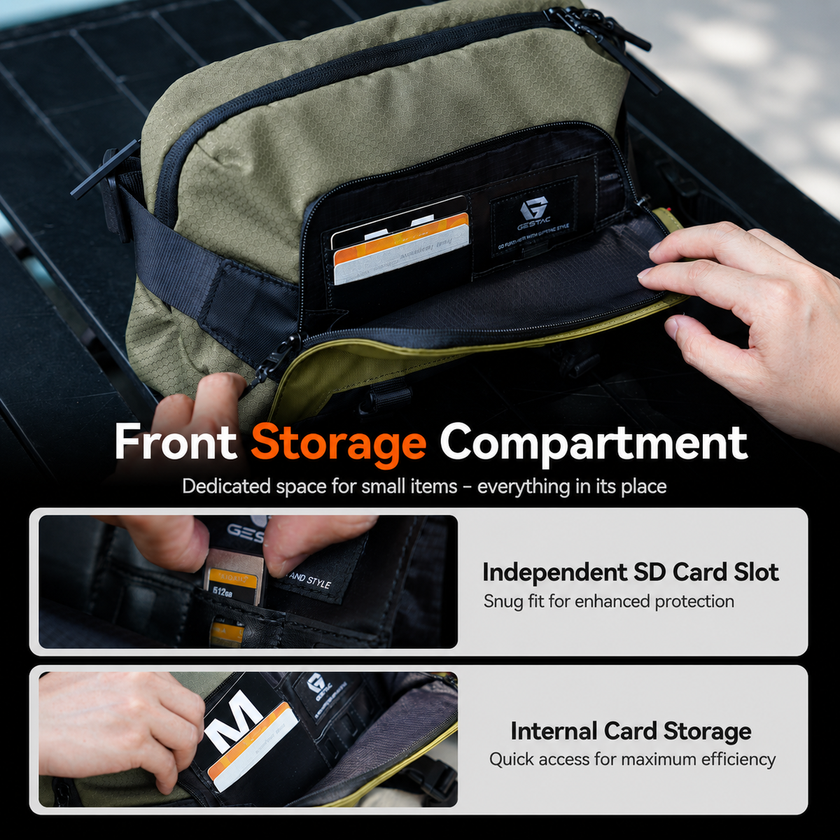 G.S.TAC Lightframe Ranger 6L Camera Sling Bag